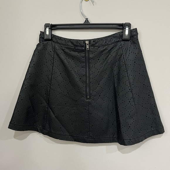 Faux Leather Jessica Simpson Mini Skirt - Picture 2 of 5